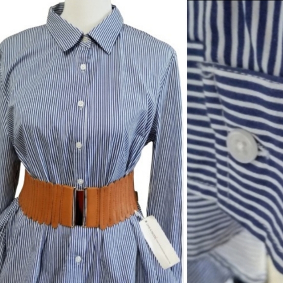 🆕️⬇️🎉HOST PICK🎉 LIVE 4 TRUTH Asymmetrical Stripe Shirt - Picture 2 of 8